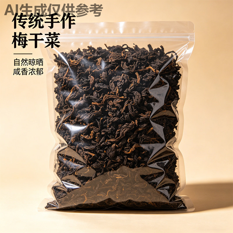 手作自然晒干梅干菜无干燥剂咸香