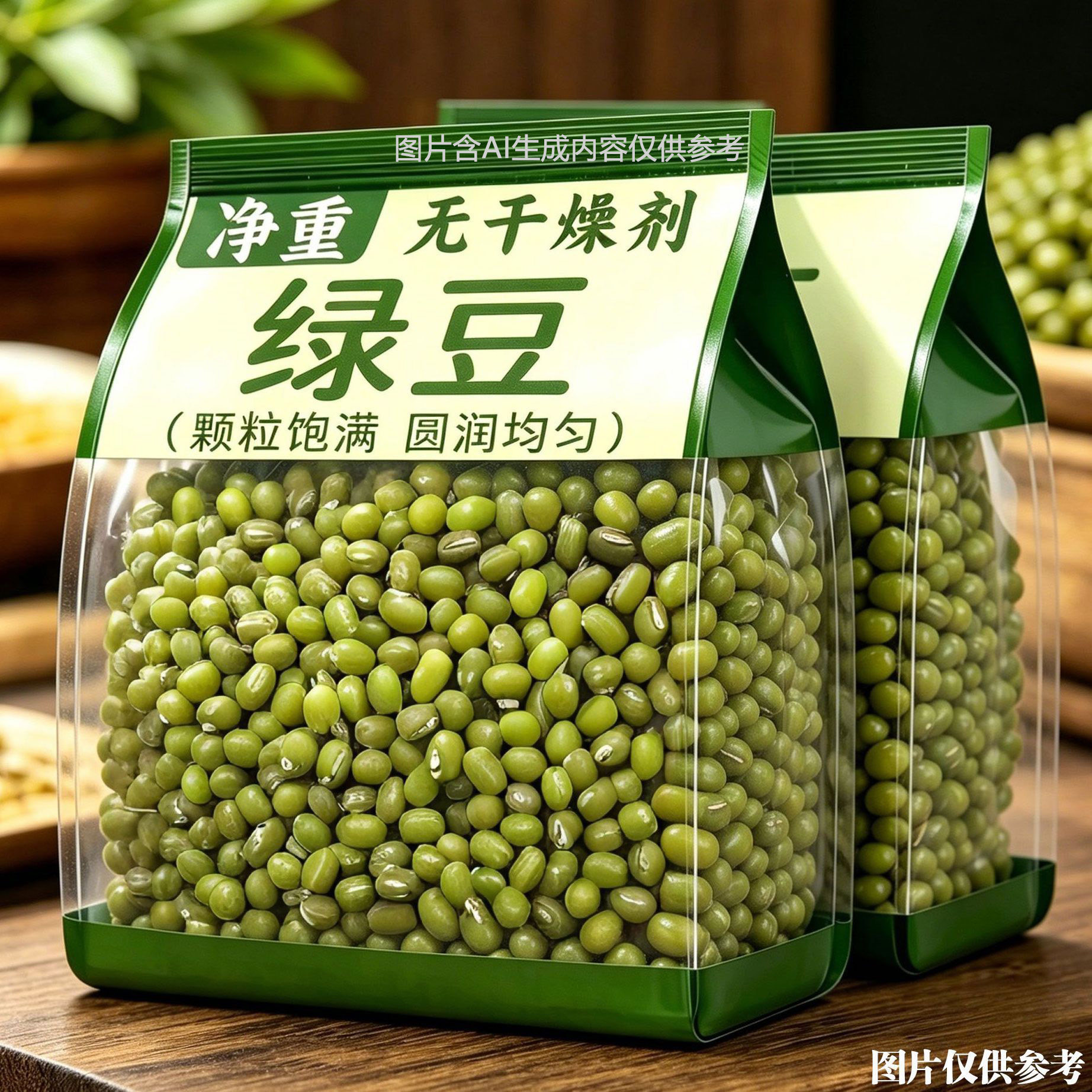 当季老品种绿豆新鲜可发芽农家