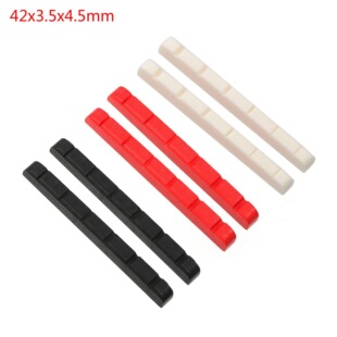 2个装 6弦电吉他牛骨上弦枕上琴枕42x3.5x4.5mm for Strat ST
