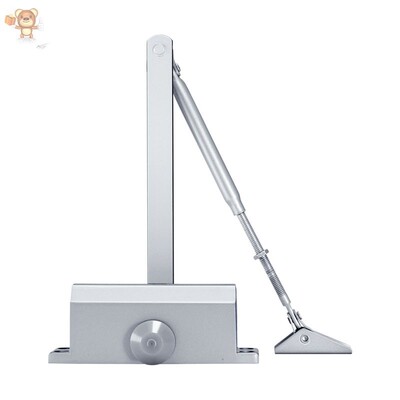 中号任意顺序器闭门器双开门自动关门装置推拉哑光铝合金隐形门