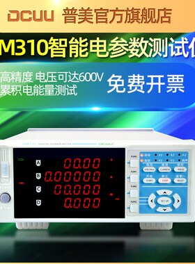普美DCUU电参数测量仪电量PM310交直流功率计数字高精度千分之二