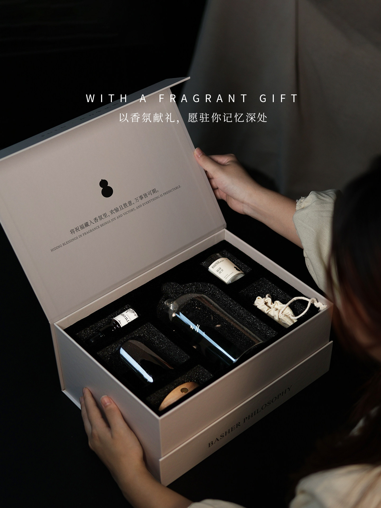 Aromatherapy Diffusing Stone Set with Night Light & Candle - Product image 2