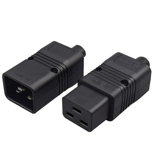 速发IEC2 0C20公头接线插头C1可配套母头 品字16a三横可拆卸免焊