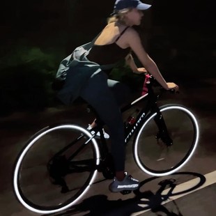 速发自行车轮组反光贴纸公路车警示贴山地车轮圈装饰单车刀圈轮子