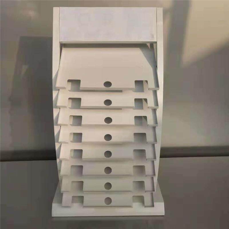定制石英石展示架石材样品展架来图加工石英石材小样展示架