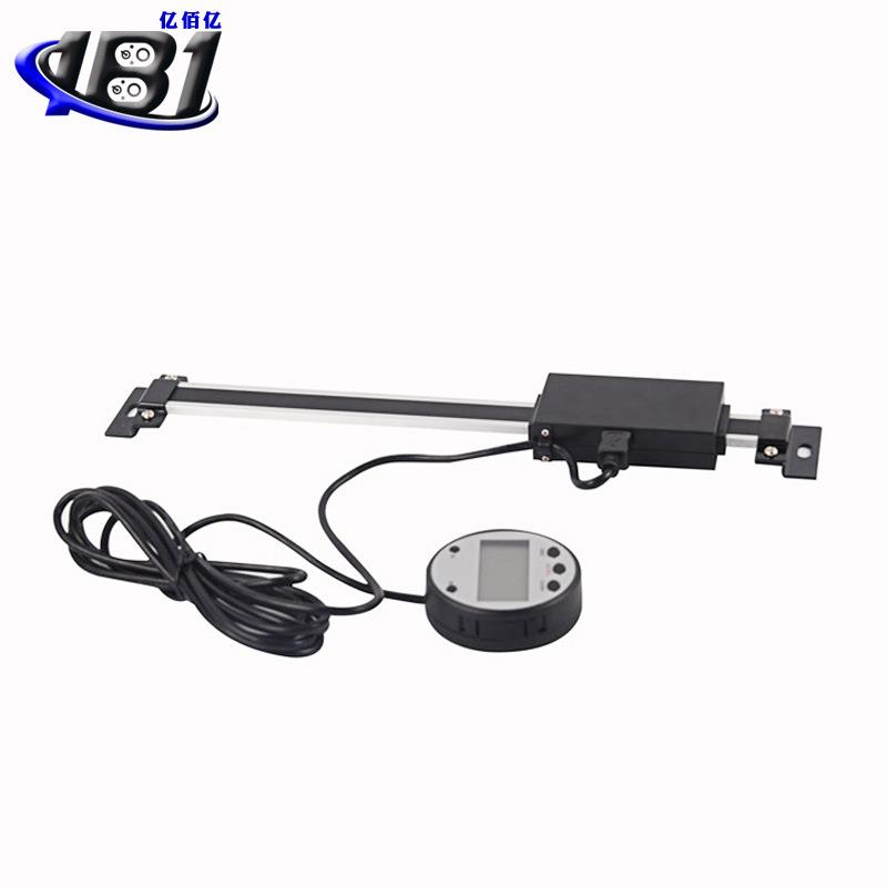 外接数显标尺铝合金机床位移卡尺横竖两用位移传感器光栅尺厂家