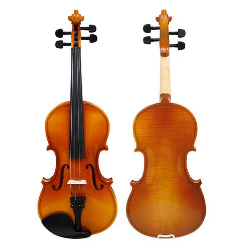 亮光实木小提琴成人儿童小提琴4/4-8/1初学小提琴VIOLIN厂家
