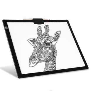 A3吸绘画拷贝台书法练磁字透写台砖画石拓贝图板LED拷板三色温