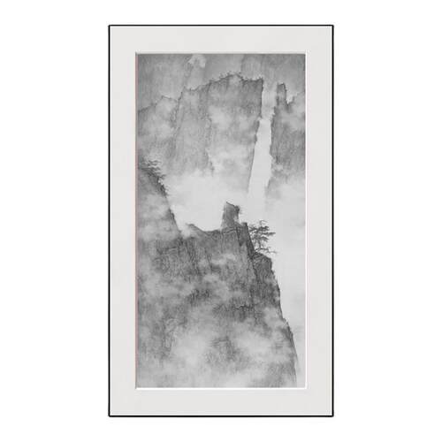 新中式禅意水墨山水装饰画玄关走廊过道挂画软装样板房茶室墙画