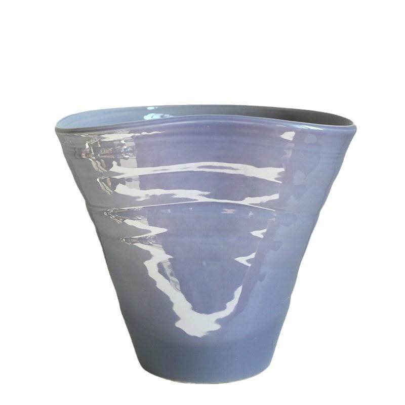 景德托镇蝴IXZ陶瓷特花瓶口蝶兰花盆油画侘寂风艺术感花瓶源大头,橡塑材料及制品,工业陶瓷,淘宝优惠券,粉丝福利购,淘宝优惠卷