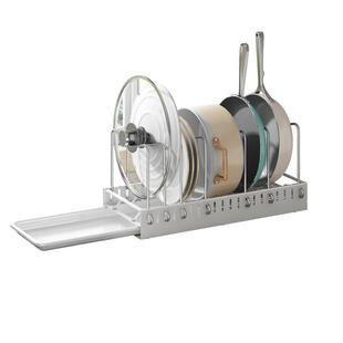 厨房台面款多功能锅盖架柜内厨锅RWY盖架置物架家用收锅碟纳房菜