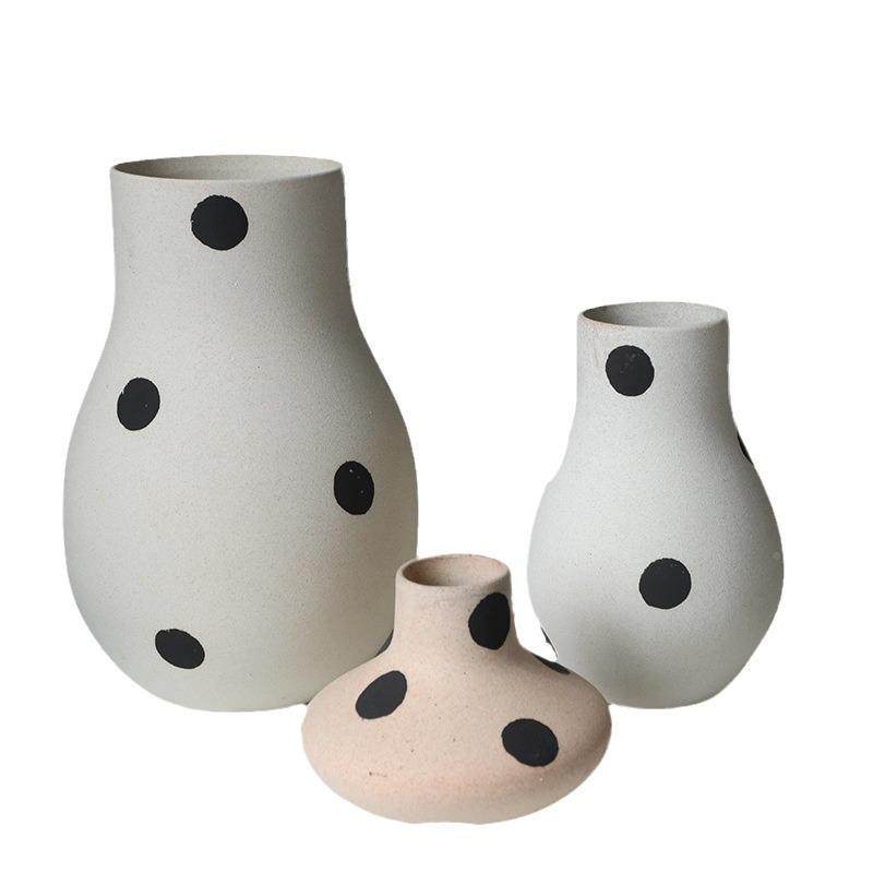 工现代简约油奶怀侘寂风陶瓷花瓶粗陶瓶插花复古旧手民宿XPN酒店,橡塑材料及制品,工业陶瓷,淘宝优惠券,粉丝福利购,淘宝优惠卷