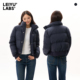LEIYU 加厚白鸭绒面包服外套 新款 LABS连帽短款 羽绒服女2025年冬季