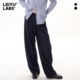 LABS中腰弯刀西装 垂顺阔腿裤 裤 LEIYU 女2025年冬季 新款 宽松休闲裤