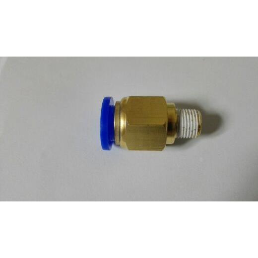 快插气管接头 spc10-01 外螺纹1分 R1/8 ZG1/8 接外径10mm软管