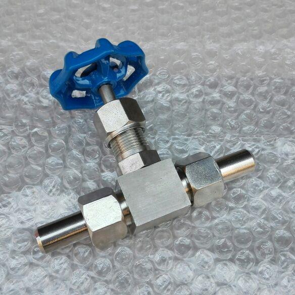 不锈钢焊接式针型阀 J23W-160P DN10-304 不锈钢压力表专用阀门