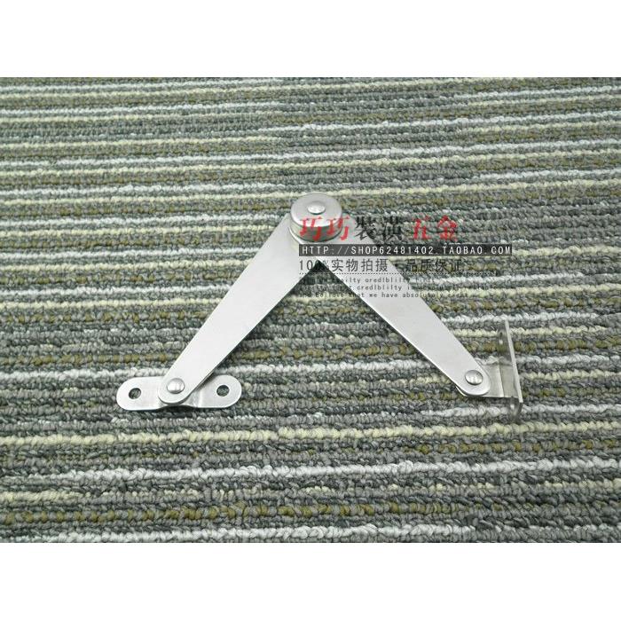 豪华小号不锈钢二折拉杆 橱柜支撑 柜门支撑 上翻门支撑杆