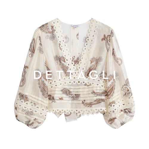 Dettagli/迪塔莉系带收腰上衣