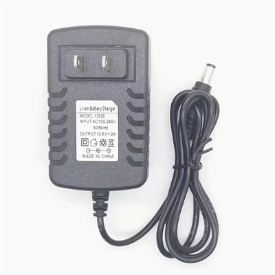 11.1v 12V带显示灯 12.6V 2A锂电池充电器 监控电源 音响箱适配器