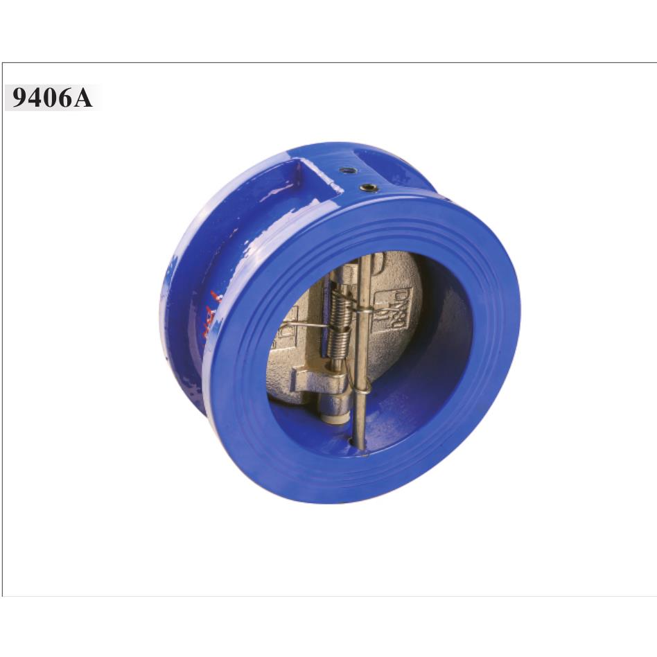 正品埃美柯9406A铸铁对夹式止回阀单向阀逆止阀各种规格专卖店
