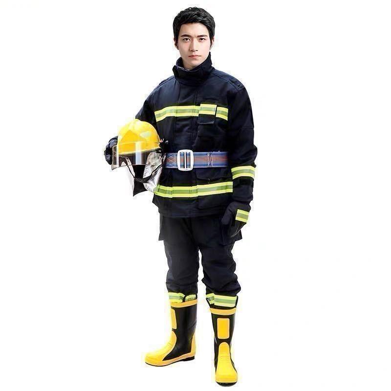 02款消防战斗防火服全套装五件套微型消防站阻燃加厚防护服六件套