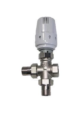 正品埃美柯737三通丝口散热器恒温控制阀暖通气阀DN15 2025专卖店