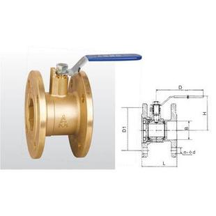 专卖店 2.5寸 正品 埃美柯240黄铜水管阀工程法兰球阀开关阀DN65