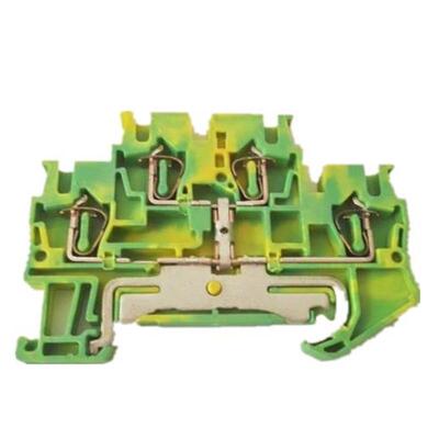 菲尼克斯STTB 4-PE带保护性导线支脚的双层接地弹簧端子3036039