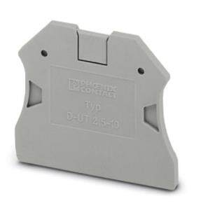 菲尼克斯 接线端子 接线排 端板 隔板 挡板 D-UT2.5/10  3047028