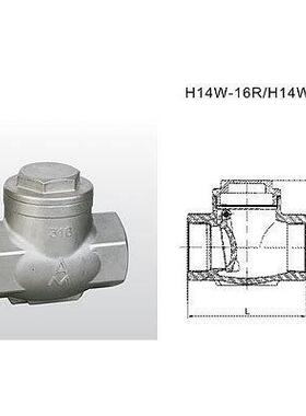 正品埃美柯8412不锈钢316丝口止回阀单向阀DN152025324050专卖店