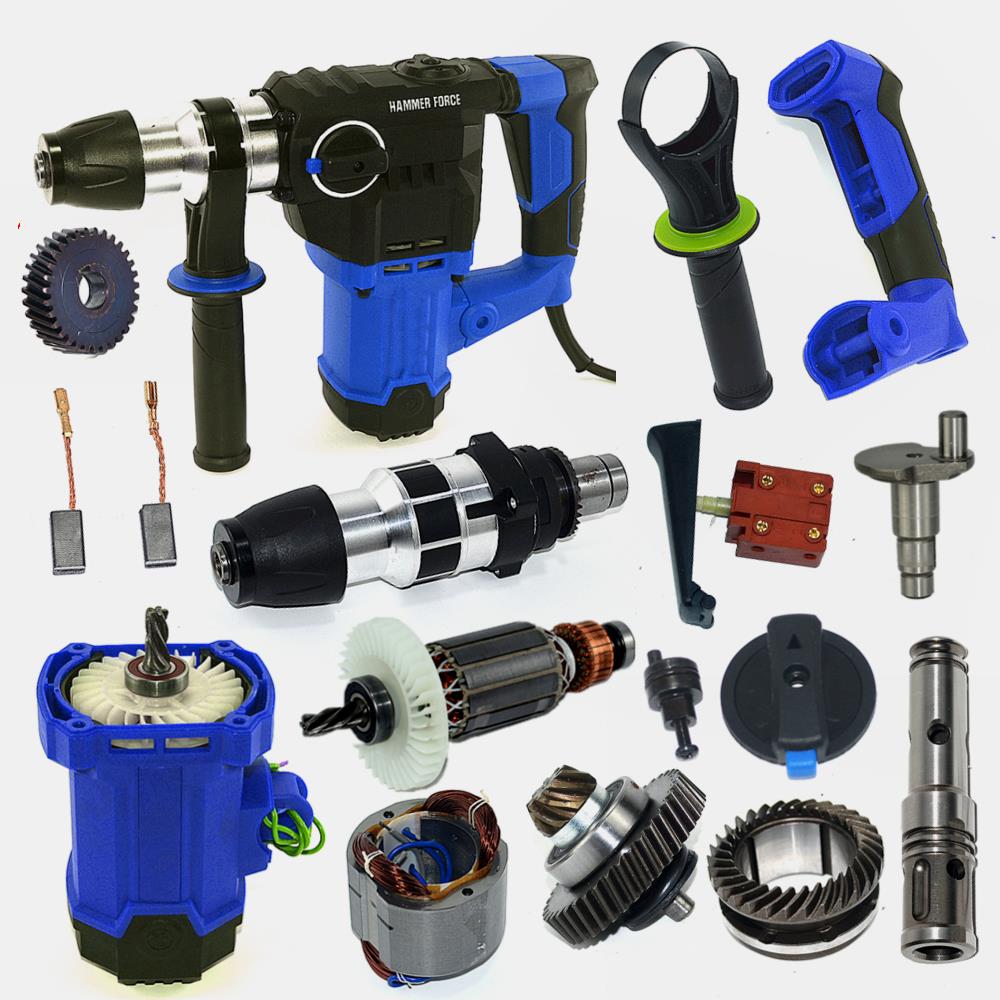 龙能威士龙32ST电锤碳刷钢齿轮箱连杆开关机壳转定子离合器总配件