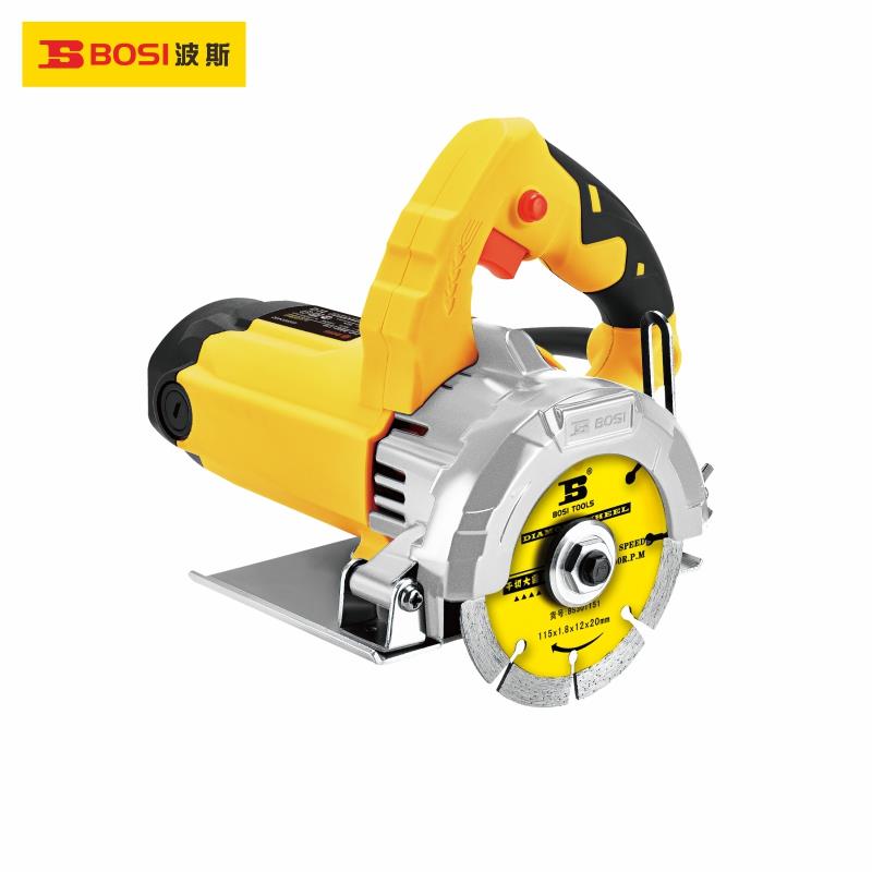 波斯1650W石材切割机云石机110mm BS660402转子定子碳刷机壳底板