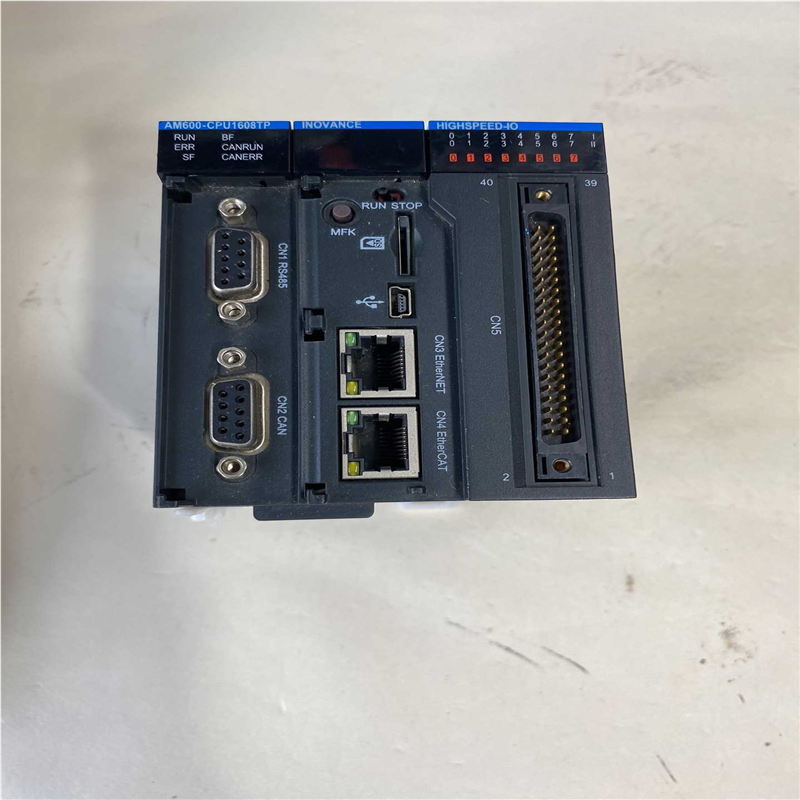 议价汇川可编程控制器模块AM600-CPU1608TP，实物图，