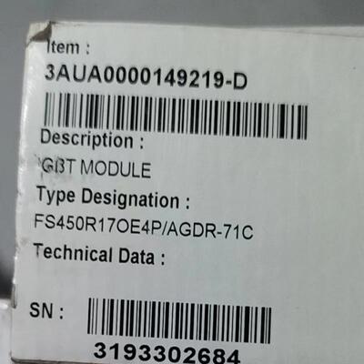 （议价）FINEON/英飞凌 FS450R17OE4P AGDR