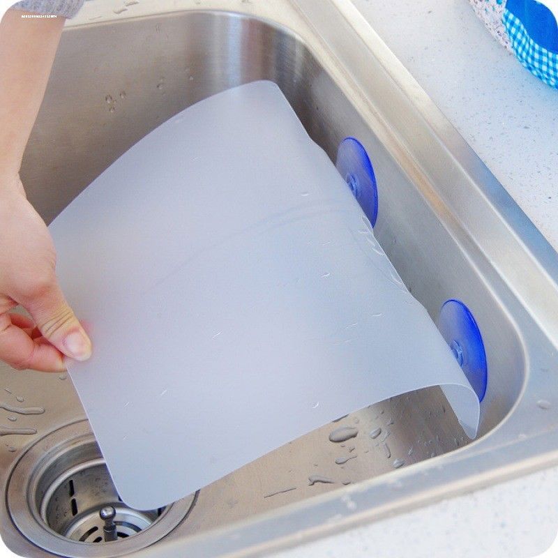 厨房洗碗池挡水板灶台炒菜挡油板隔油板洗脸盆水槽防水溅隔水板