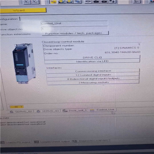 议~CU320-2DP，6SL3040-1MA00-0AA0，带