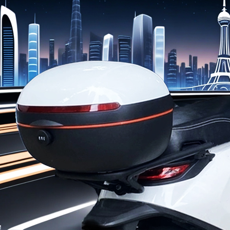 电动车后备箱适用立马爱玛台铃电瓶车后尾箱大容量国车储物箱