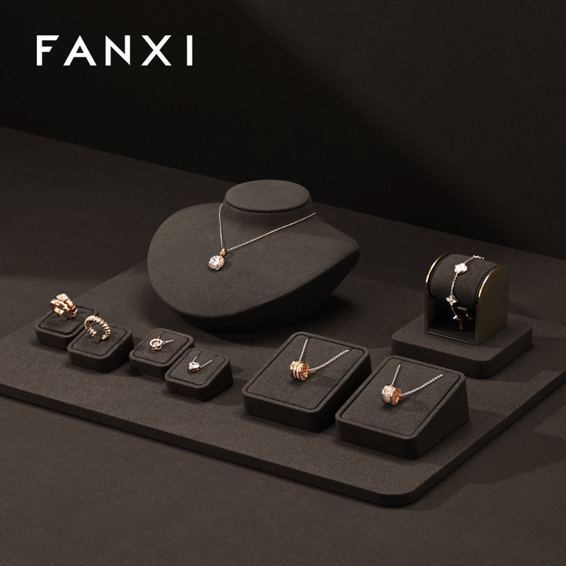 凡西FANXI高档首饰展示道具项链戒指手镯珠宝专柜展示摆件陈列架