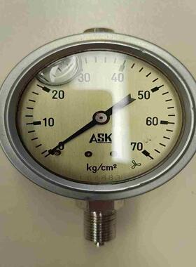 ASK 抗震压力表 F64883  0-70 kgcm日议价