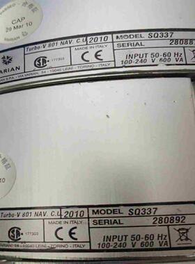 Aglient 安捷伦tv801分子泵控制单元 tv1001议价