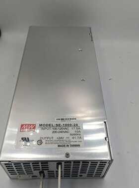 SE1000W24V开关电源  输入220V输出DC24V41A/SE100-24/S1000-24