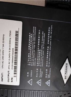 汇川伺服驱动器 SV635NS5R5I-XD 750W,有两~议价