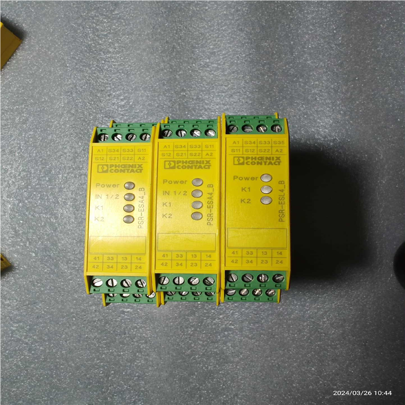 议价菲尼克斯安全继电器PSR-ESL4-B 成色如图