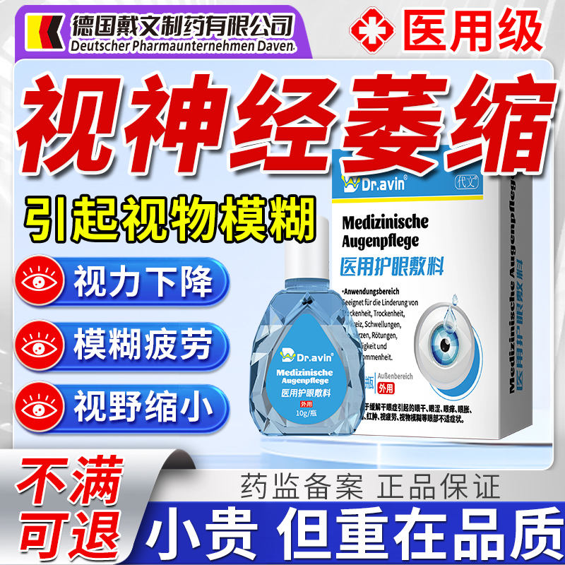 【拆用可退】青光眼视神经萎缩