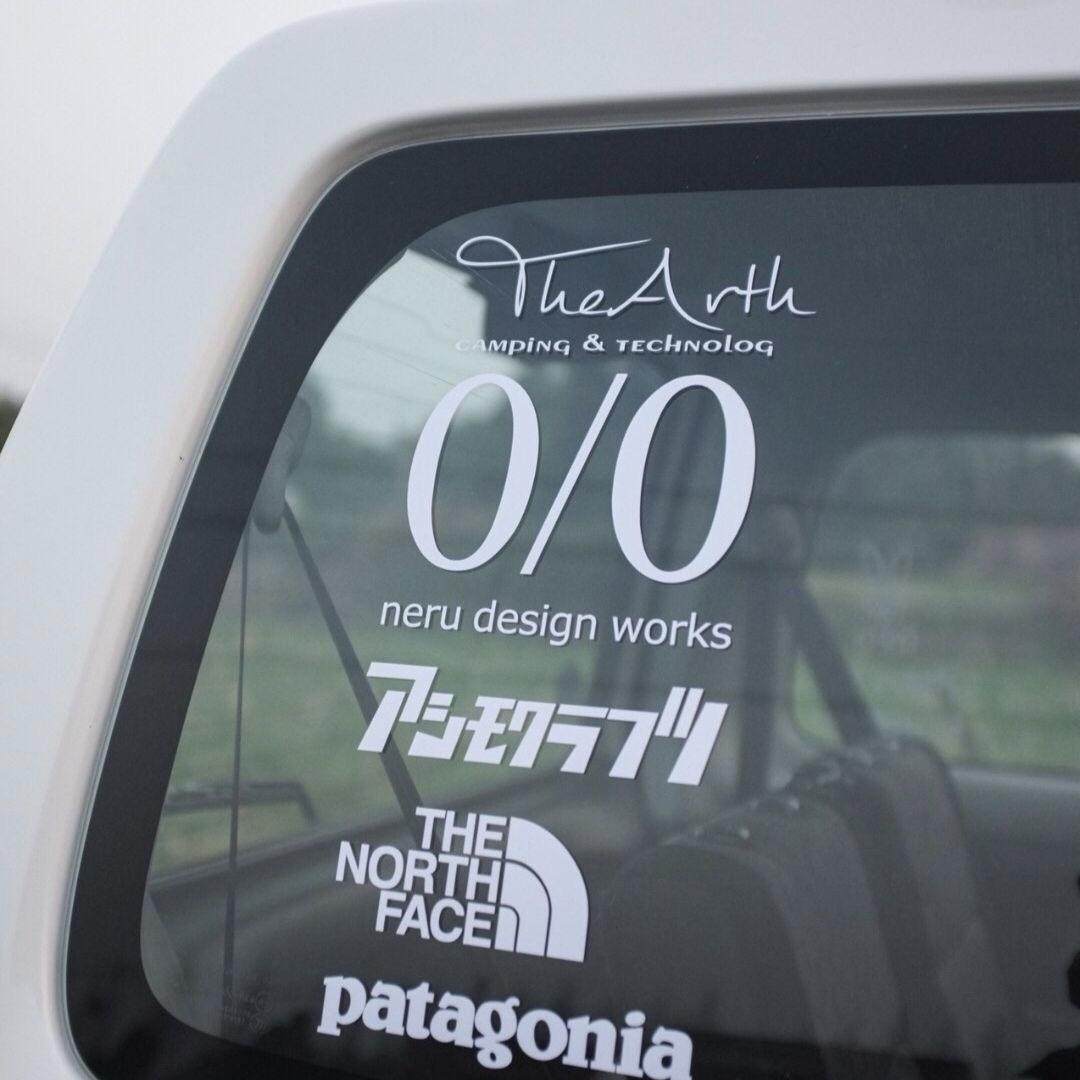 0/0户外露营贴纸登山野营车贴潮牌防水巴塔雪峰露营箱装备贴纸