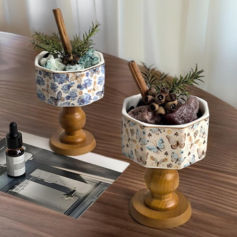 态生活轻奢风香薰晶石摆件无火扩香石小众高级感香氛软装家居摆饰