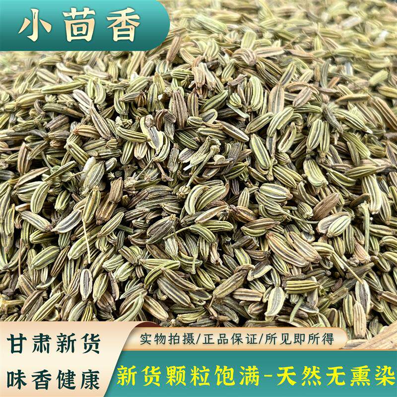 甘肃小茴香生茴香籽香料中药材家用散装做菜调料干货无硫炒小茴香