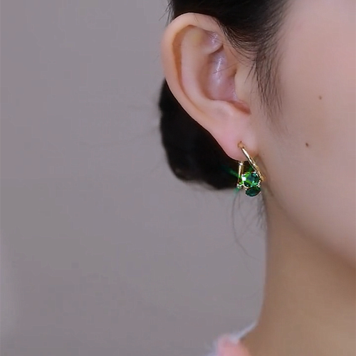 银耳环9999纯韩版高级感克