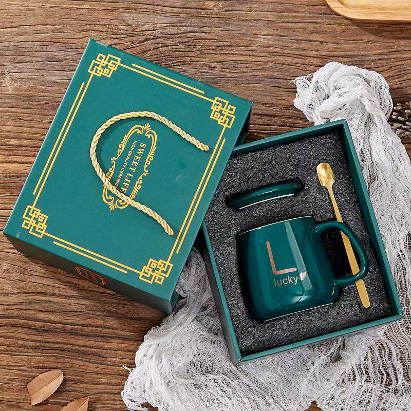 轻奢送礼团建礼物高颜值高档马克杯三件套