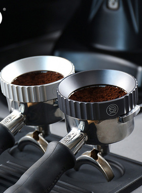 Hero 咖啡磁力接粉环 意式手柄接粉器布粉环 磨豆机防飞粉58mm